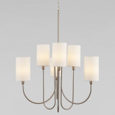 Подвесная люстра Eurosvet Abbey 60164/6 никель Подвесная люстра Eurosvet Abbey 60164/6 никель