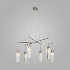 Подвесная люстра Eurosvet Gilian 60163/6 никель Подвесная люстра Eurosvet Gilian 60163/6 никель