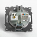 ТВ-розетка и розетка Ethernet RJ-45 без рамки Stekker GLS00-7106-03 49183 ТВ-розетка и розетка Ethernet RJ-45 без рамки Stekker GLS00-7106-03 49183