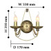 Бра F-promo Chateau 2163-2W Бра F-promo Chateau 2163-2W