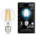 Лампа светодиодная Gauss Filament E27 20Вт 4100K 102902220 Лампа светодиодная Gauss Filament E27 20Вт 4100K 102902220