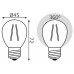 Набор ламп светодиодных Gauss Filament E27 7Вт 2700K 105902107T Набор ламп светодиодных Gauss Filament E27 7Вт 2700K 105902107T