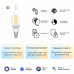 Лампа светодиодная с управлением через Wi-Fi Gauss Smart Home E14 4.5Вт 2000-6500K 1280112 Лампа светодиодная с управлением через Wi-Fi Gauss Smart Home E14 4.5Вт 2000-6500K 1280112