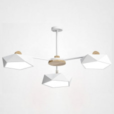 Люстра на штанге Imperiumloft Geometric Белая GEOMETRIC-CH01 Люстра на штанге Imperiumloft Geometric Белая GEOMETRIC-CH01