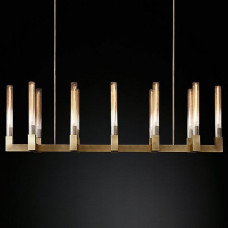 Подвесная люстра Imperiumloft Rh Canelle Linear Chandelier 12 Modern Brass 40.1549 Подвесная люстра Imperiumloft Rh Canelle Linear Chandelier 12 Modern Brass 40.1549