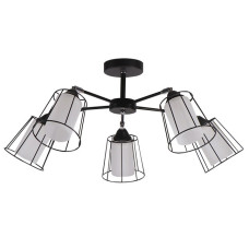 Потолочная люстра Imex MD.24380 MD.24380-5-S BK+CH Потолочная люстра Imex MD.24380 MD.24380-5-S BK+CH