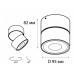 Накладной светильник Italline IT02-011 IT02-011 3000K black Накладной светильник Italline IT02-011 IT02-011 3000K black