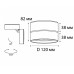 Накладной светильник Italline M03-008 M03-008 white 3000K Накладной светильник Italline M03-008 M03-008 white 3000K