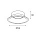 Кольцо декоративное Italline 3160 reflector for 3160 Кольцо декоративное Italline 3160 reflector for 3160