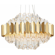 Подвесная люстра Natali Kovaltseva Rivera RIVERA 81443/8C GOLD Подвесная люстра Natali Kovaltseva Rivera RIVERA 81443/8C GOLD