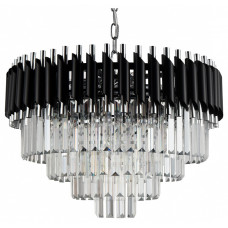 Подвесная люстра Natali Kovaltseva Darian DARIAN 76017/10C CHROME BLACK Подвесная люстра Natali Kovaltseva Darian DARIAN 76017/10C CHROME BLACK
