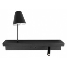 Бра с полкой Loft it Shelf 10216/2W Black Бра с полкой Loft it Shelf 10216/2W Black