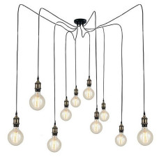 Подвесная люстра Loft it Spider LOFT1162A/10 Подвесная люстра Loft it Spider LOFT1162A/10