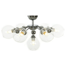 Люстра на штанге LUMINA DECO Devoli LDC 8040-7 CHR+PR Люстра на штанге LUMINA DECO Devoli LDC 8040-7 CHR+PR