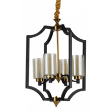 Подвесная люстра LUMINA DECO Vigatto LDP 1224-4 BK+MD Подвесная люстра LUMINA DECO Vigatto LDP 1224-4 BK+MD