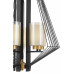Подвесная люстра LUMINA DECO Canti LDP 1244-5 BK+MD Подвесная люстра LUMINA DECO Canti LDP 1244-5 BK+MD