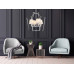 Подвесная люстра LUMINA DECO Montero LDP 1249-4 CHR+WT Подвесная люстра LUMINA DECO Montero LDP 1249-4 CHR+WT