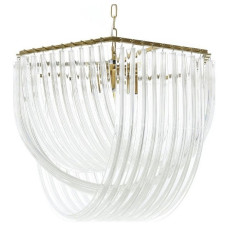 Подвесная люстра LUMINA DECO Weddini LDP 6001-500 GD+CL Подвесная люстра LUMINA DECO Weddini LDP 6001-500 GD+CL