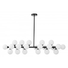 Люстра на штанге LUMINA DECO Marsiada LDP 6033-24 BK Люстра на штанге LUMINA DECO Marsiada LDP 6033-24 BK