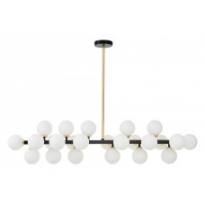Люстра на штанге LUMINA DECO Marsiada LDP 6033-24 BK+GD Люстра на штанге LUMINA DECO Marsiada LDP 6033-24 BK+GD