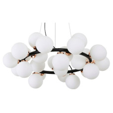Подвесная люстра LUMINA DECO Marsiada LDP 6033-25 BK+MD Подвесная люстра LUMINA DECO Marsiada LDP 6033-25 BK+MD