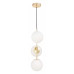 Подвесная люстра LUMINA DECO  LDP 6041-3 GD Подвесная люстра LUMINA DECO  LDP 6041-3 GD
