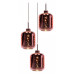 Подвесной светильник LUMINA DECO Alacosmo LDP 6811-3 RD R.GD Подвесной светильник LUMINA DECO Alacosmo LDP 6811-3 RD R.GD