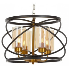 Подвесная люстра LUMINA DECO 8004 LDP 8004-4 BK+MD Подвесная люстра LUMINA DECO 8004 LDP 8004-4 BK+MD