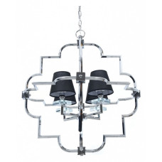 Подвесная люстра LUMINA DECO Baltimore LDP 8020-4 CHR+BK Подвесная люстра LUMINA DECO Baltimore LDP 8020-4 CHR+BK