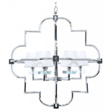 Подвесная люстра LUMINA DECO Baltimore LDP 8020-6 CHR+WT Подвесная люстра LUMINA DECO Baltimore LDP 8020-6 CHR+WT