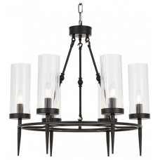 Подвесная люстра LUMINA DECO Moratti LDP 8022-6 BK+PR Подвесная люстра LUMINA DECO Moratti LDP 8022-6 BK+PR