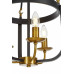 Подвесная люстра LUMINA DECO Berling LDP 8024-3 BK+MD Подвесная люстра LUMINA DECO Berling LDP 8024-3 BK+MD