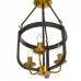 Подвесная люстра LUMINA DECO Berling LDP 8024-3 BK+MD Подвесная люстра LUMINA DECO Berling LDP 8024-3 BK+MD