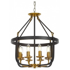 Подвесная люстра LUMINA DECO Berling LDP 8024-8 BK+MD Подвесная люстра LUMINA DECO Berling LDP 8024-8 BK+MD