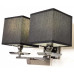 Бра LUMINA DECO Flianelo LDW 1248-2 BK Бра LUMINA DECO Flianelo LDW 1248-2 BK