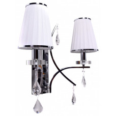 Бра LUMINA DECO Glamour LDW 66247-2 WT+CHR Бра LUMINA DECO Glamour LDW 66247-2 WT+CHR