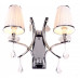 Бра LUMINA DECO Glamour LDW 66247-2 WT+CHR Бра LUMINA DECO Glamour LDW 66247-2 WT+CHR