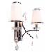 Бра LUMINA DECO Glamour LDW 66247-2 WT+CHR Бра LUMINA DECO Glamour LDW 66247-2 WT+CHR