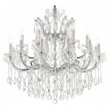 Подвесная люстра iLamp Diamond 6071-18 CR+CL Подвесная люстра iLamp Diamond 6071-18 CR+CL