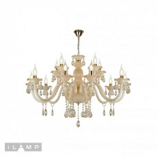Подвесная люстра iLamp Asia 81072-10+5 WH Подвесная люстра iLamp Asia 81072-10+5 WH