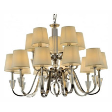 Подвесная люстра iLamp Alesti P2424-10+5 Nickel Подвесная люстра iLamp Alesti P2424-10+5 Nickel