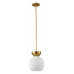 Светильник на штанге iLamp Mono P6079-1 GD+WH Светильник на штанге iLamp Mono P6079-1 GD+WH