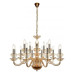 Подвесная люстра iLamp Mercury P9448-10+5 Gold Подвесная люстра iLamp Mercury P9448-10+5 Gold
