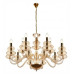 Подвесная люстра iLamp Mercury P9448-10+5 Gold Подвесная люстра iLamp Mercury P9448-10+5 Gold