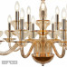 Подвесная люстра iLamp Mercury P9448-10+5 Gold Подвесная люстра iLamp Mercury P9448-10+5 Gold