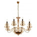 Подвесная люстра iLamp Mercury P9448-8 Gold Подвесная люстра iLamp Mercury P9448-8 Gold