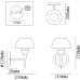 Бра MyFar Silvia MR1301-1W Бра MyFar Silvia MR1301-1W