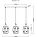Подвесной светильник MyFar Huston MR1691-3P Подвесной светильник MyFar Huston MR1691-3P