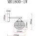Бра MyFar Gloria MR1800-1W Бра MyFar Gloria MR1800-1W