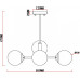 Люстра на штанге MyFar Camilla MR1881-4C Люстра на штанге MyFar Camilla MR1881-4C